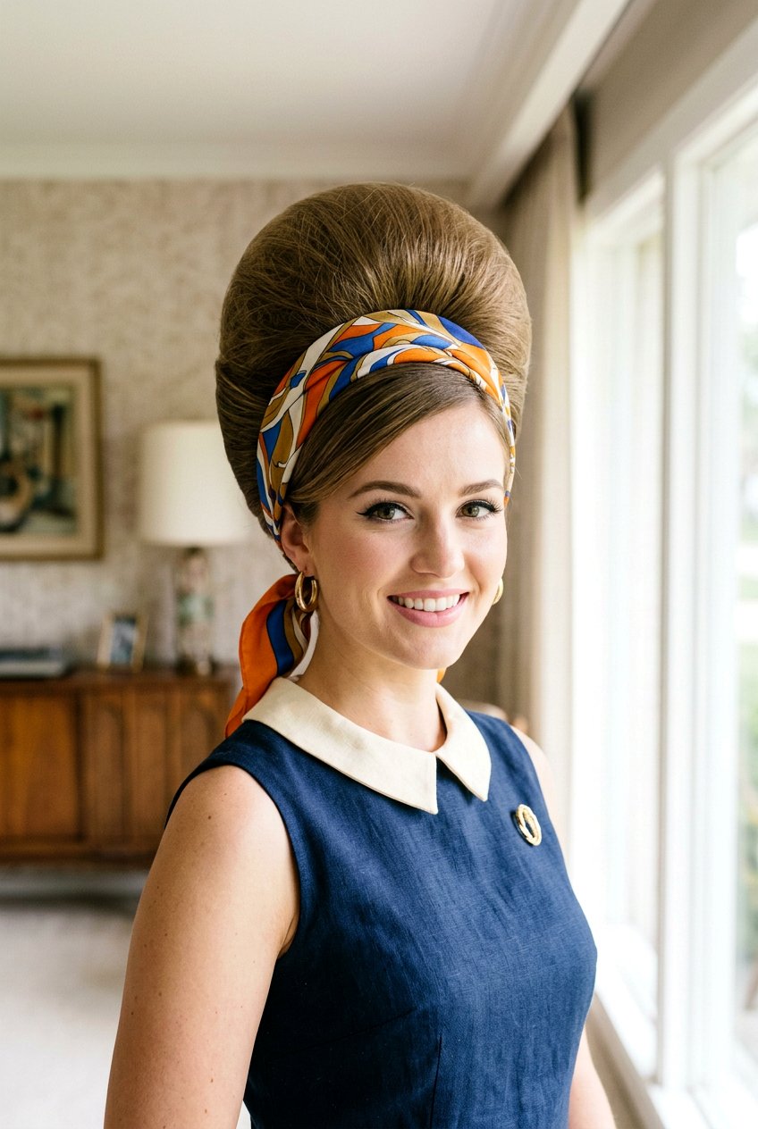 60s Beehive With Volume At Crown - 20 60s beehive hairstyle - 20 60s beehive hairstyle