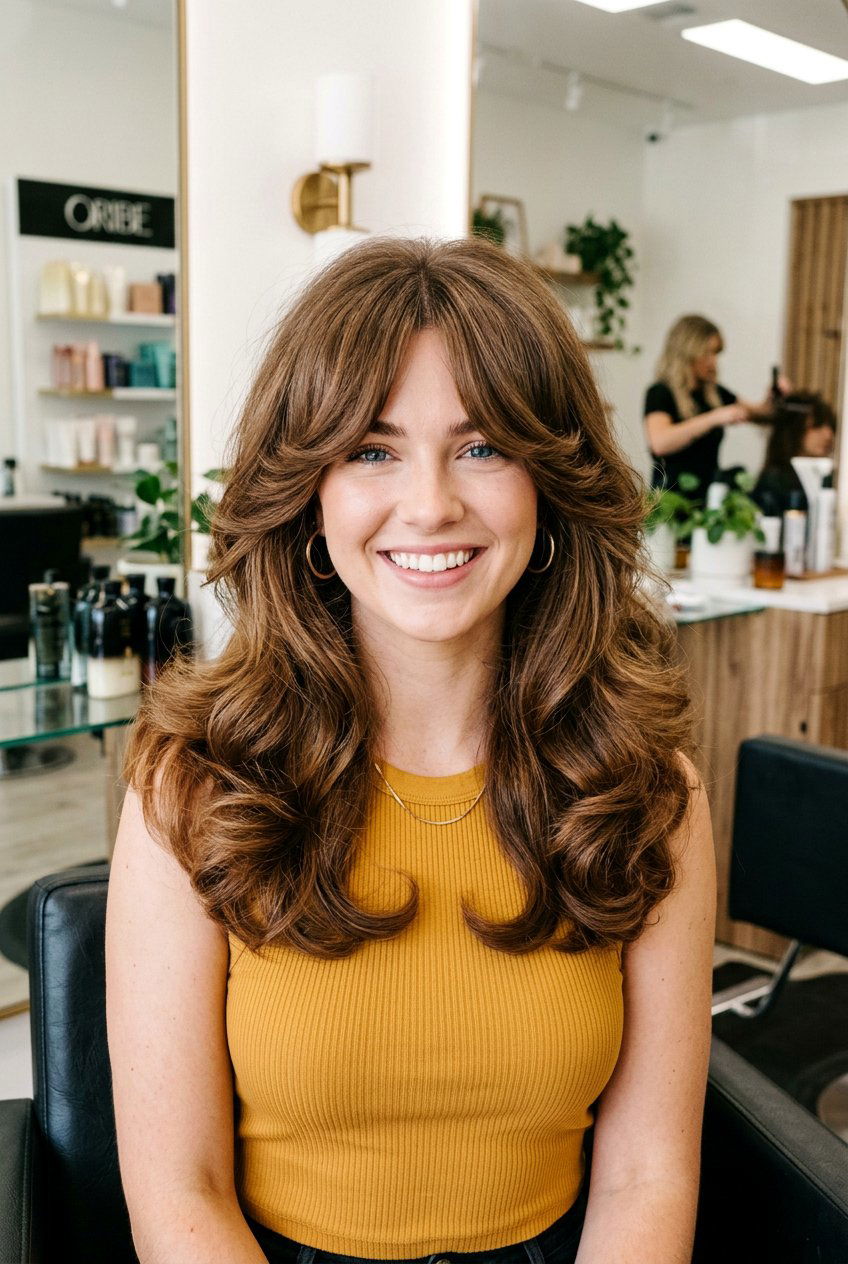 70s Curtain Bangs Blowout - 20 70s curtain bangs hairstyle - 20 70s curtain bangs hairstyle