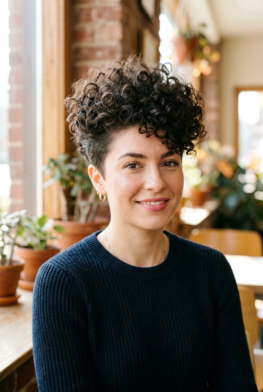 80s Curly Top With Volume For Short Hair - 20 80s voluminous curls hairstyle - 20 80s voluminous curls hairstyle