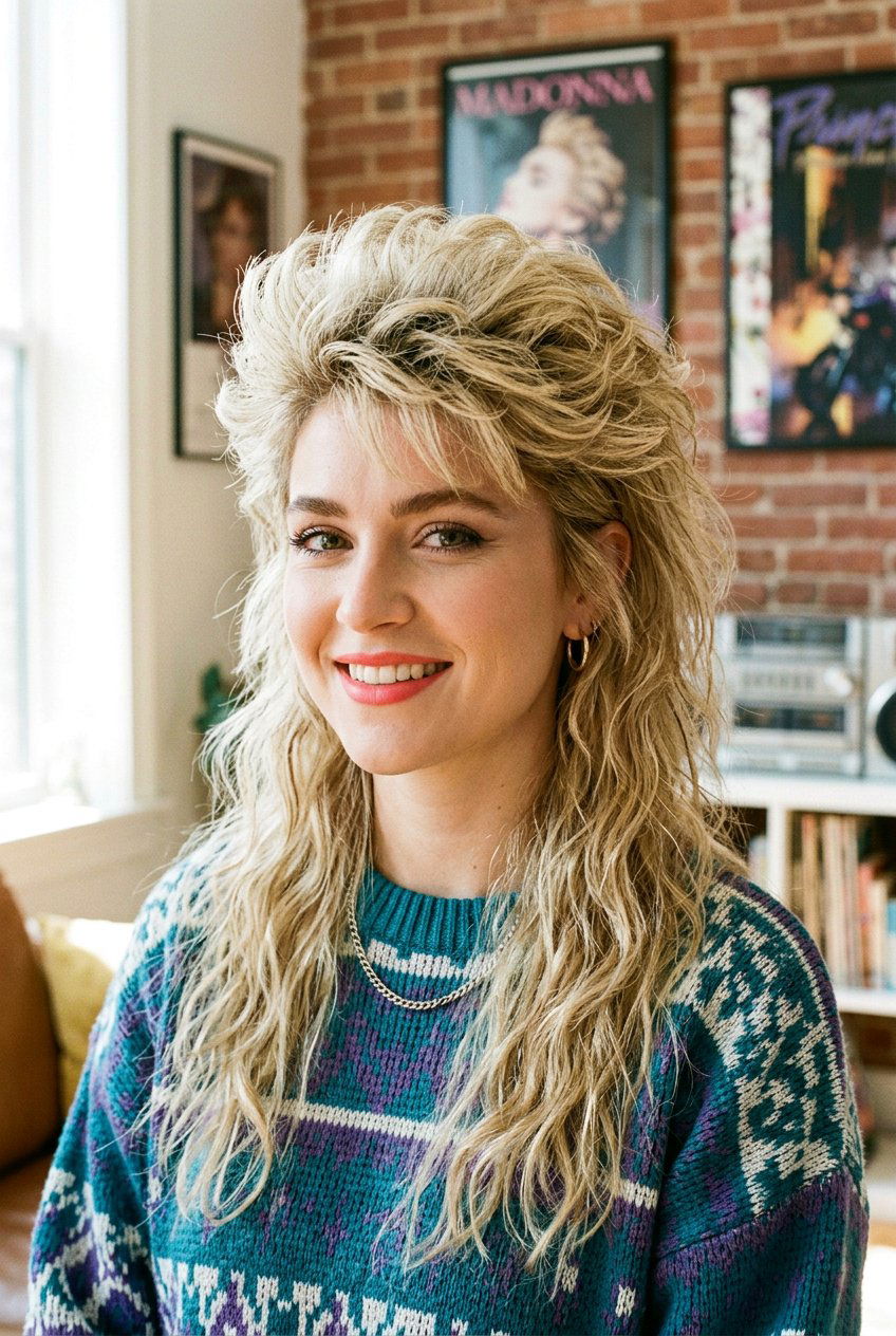 80s Mullet Haircut - 20 mullet haircut for women - 20 mullet haircut for women
