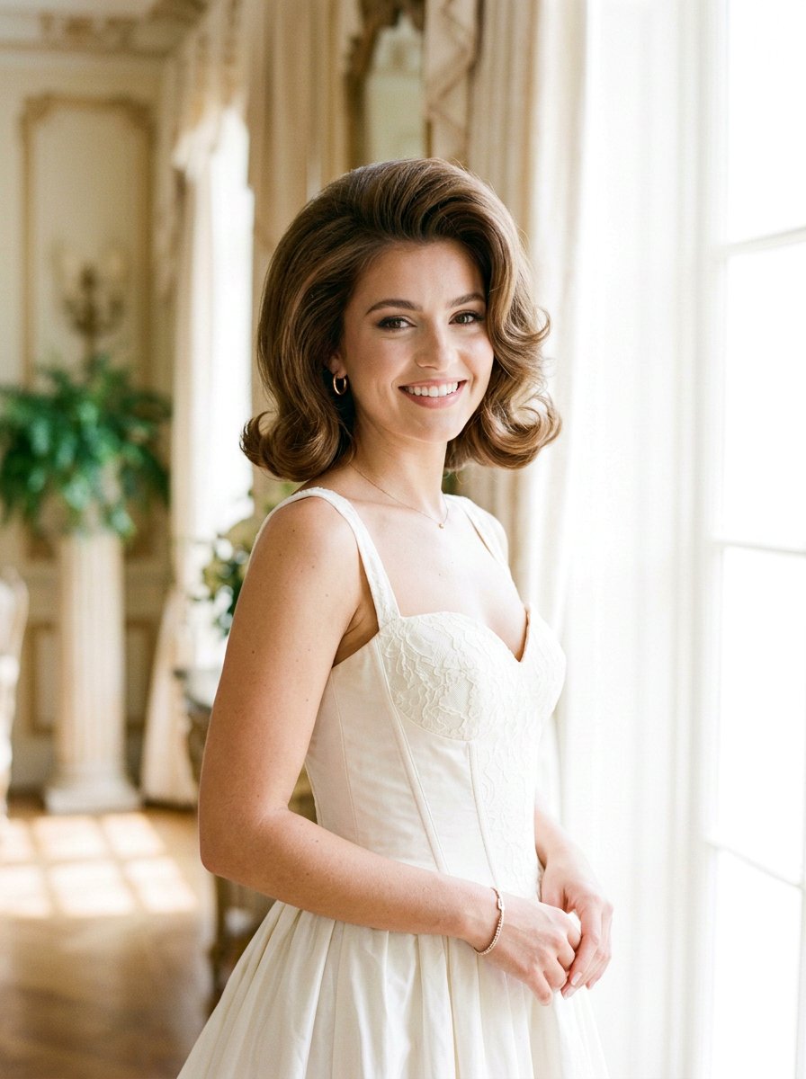 90s Blowout Short Bob - 20 wedding hairstyles for short bob hair - 20 wedding hairstyles for short bob hair