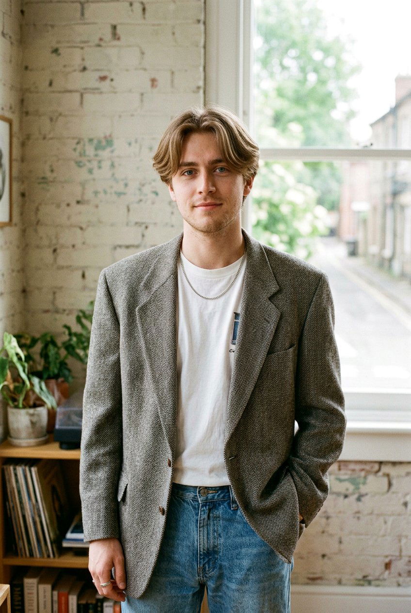 20 Trendy Middle Part Curtain Haircut Men Must Try in 2024