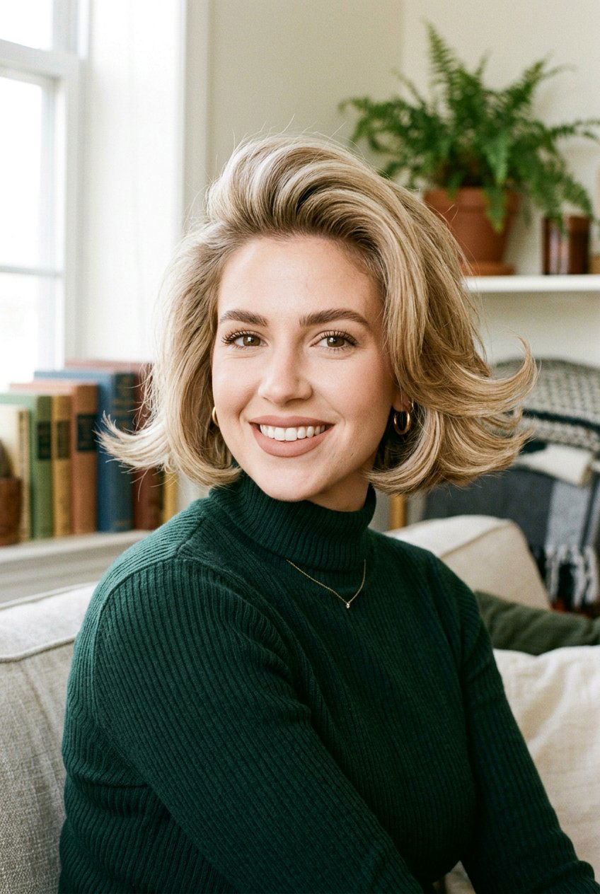 90s Ear Length Bob - 20 ear length bob haircut - 20 ear length bob haircut