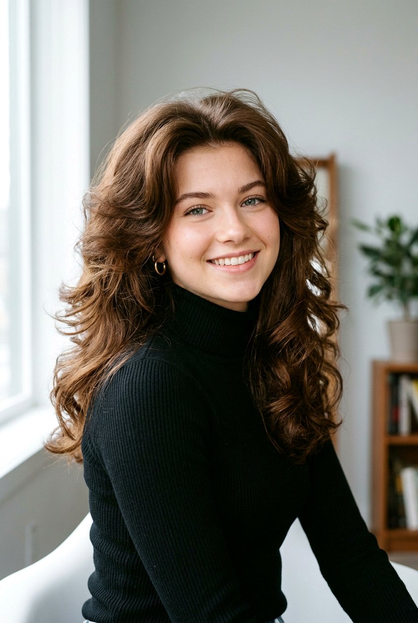 90s Supermodel Butterfly Haircut - 20 butterfly layers for teenage girls - 20 butterfly layers for teenage girls