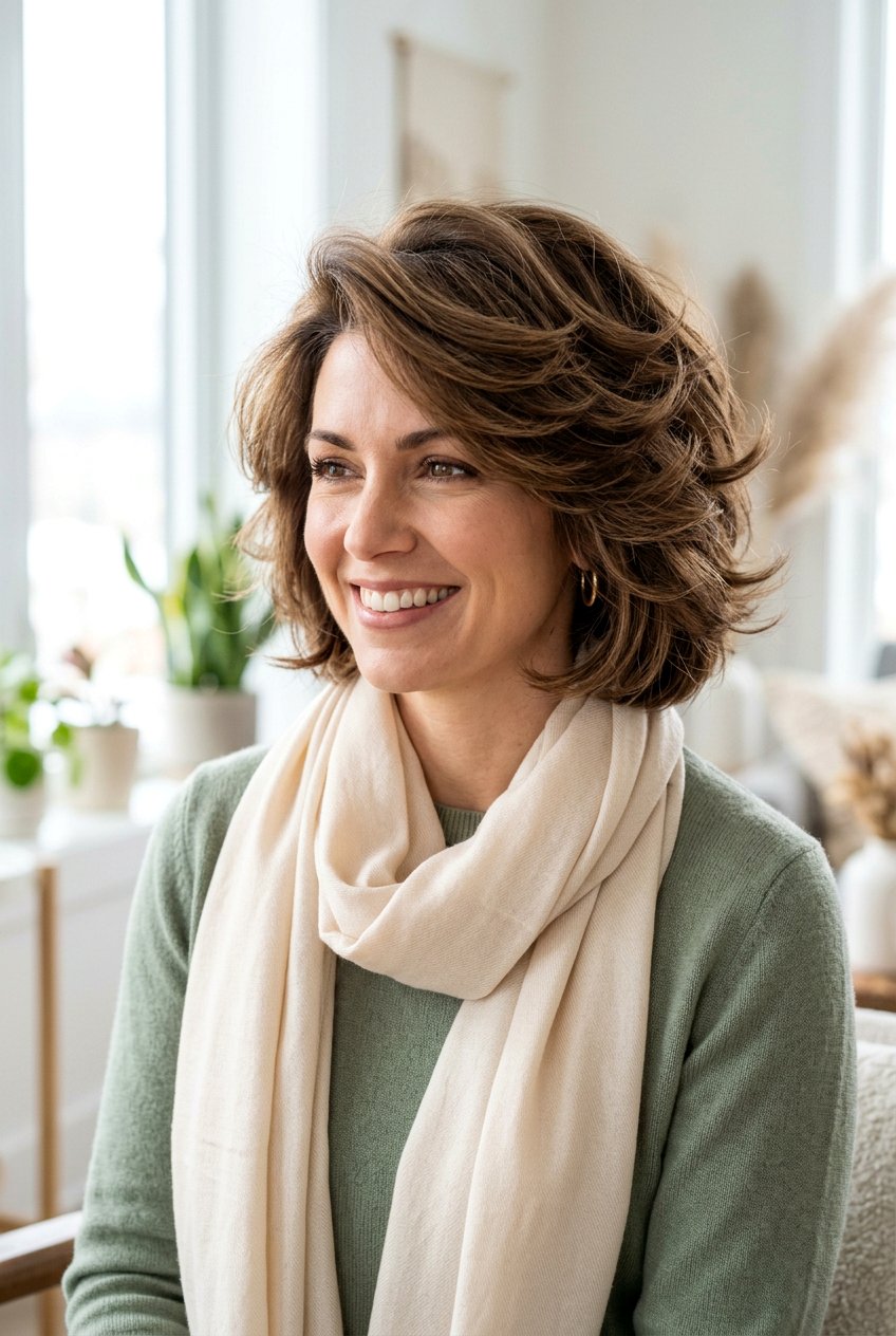 90s feathered bob for volume - 20 90s bob for fine hair women - 20 90s bob for fine hair women