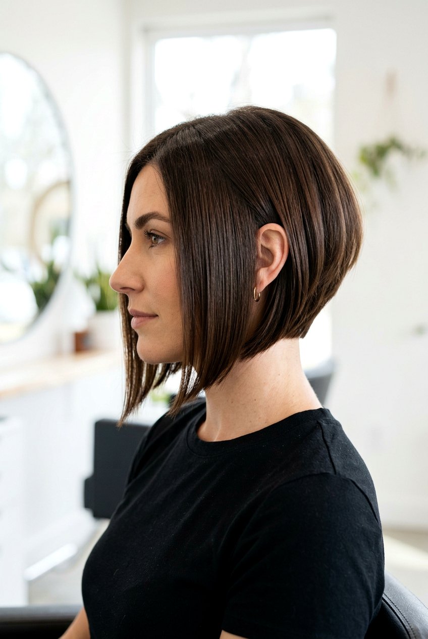 A Line Bob - 20 short haircuts for thick hair - 20 short haircuts for thick hair