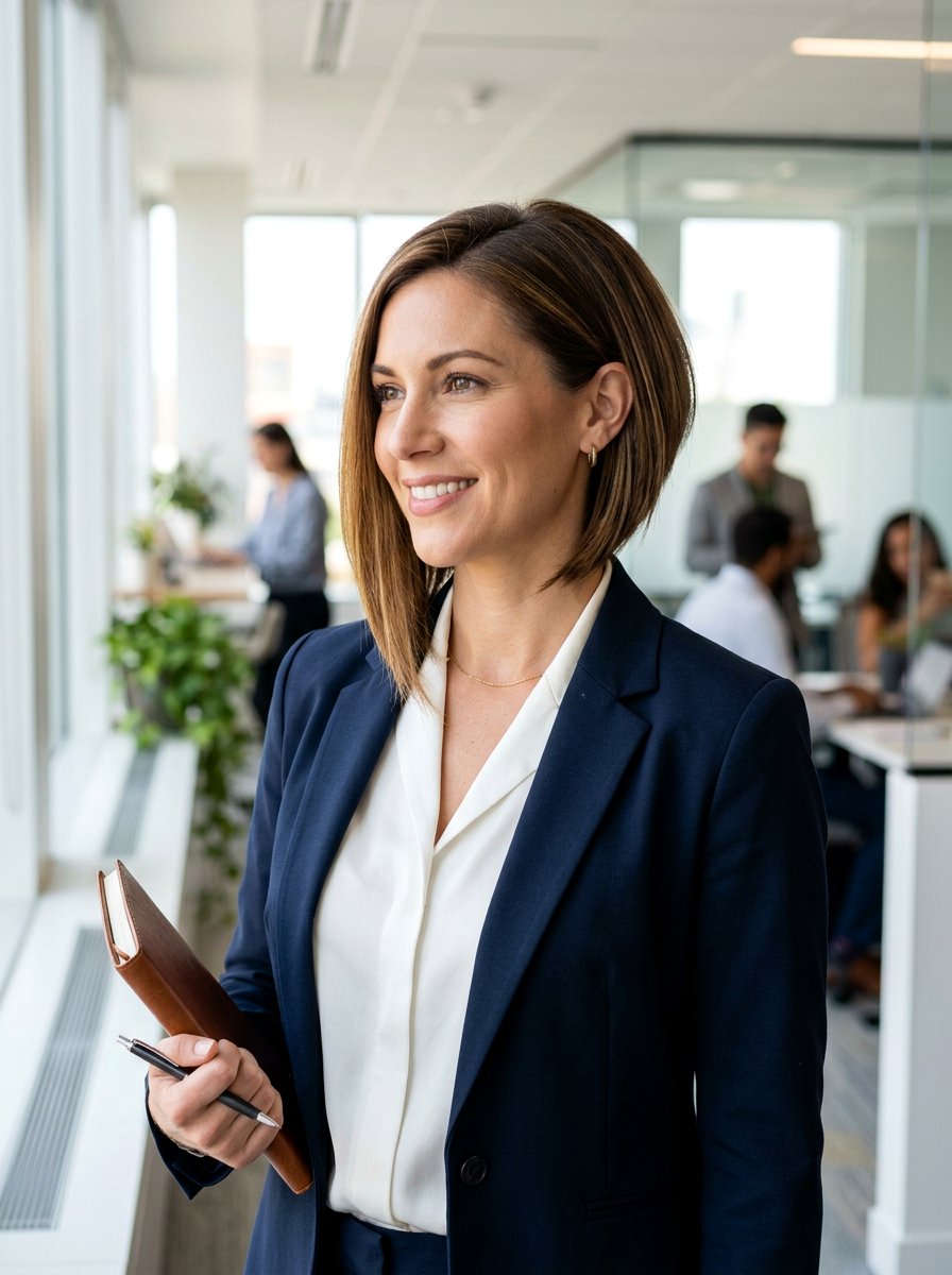 A Line Bob Cut - 20 short haircut for damaged hair women - 20 short haircut for damaged hair women