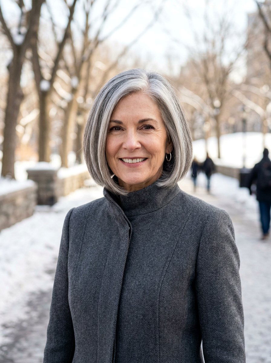 A Line Bob Haircut - 20 elegant bob haircut for mature women - 20 elegant bob haircut for mature women