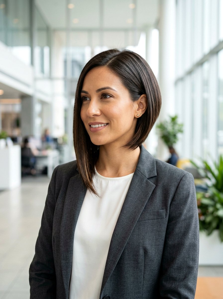 A Line Bob Haircut - 20 haircut to transition from long to short hair - 20 haircut to transition from long to short hair