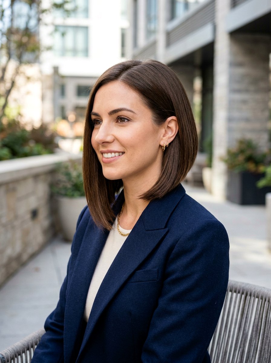 A Line Bob Haircut - 20 polished bob for older women - 20 polished bob for older women