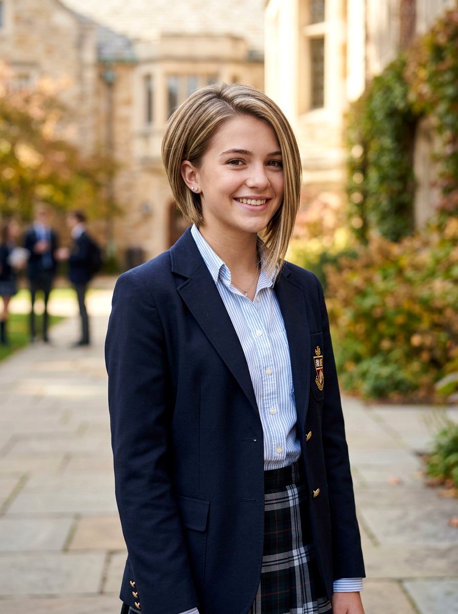 A Line Bob Haircut - 20 trendy haircut for teenage girls 2026 - 20 trendy haircut for teenage girls 2026