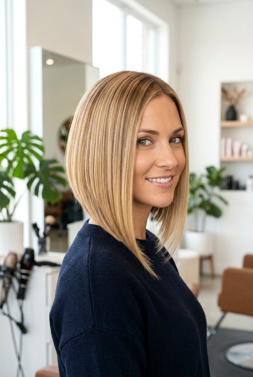 A Line Bob Haircut - 20 low maintenance short haircuts - 20 low maintenance short haircuts