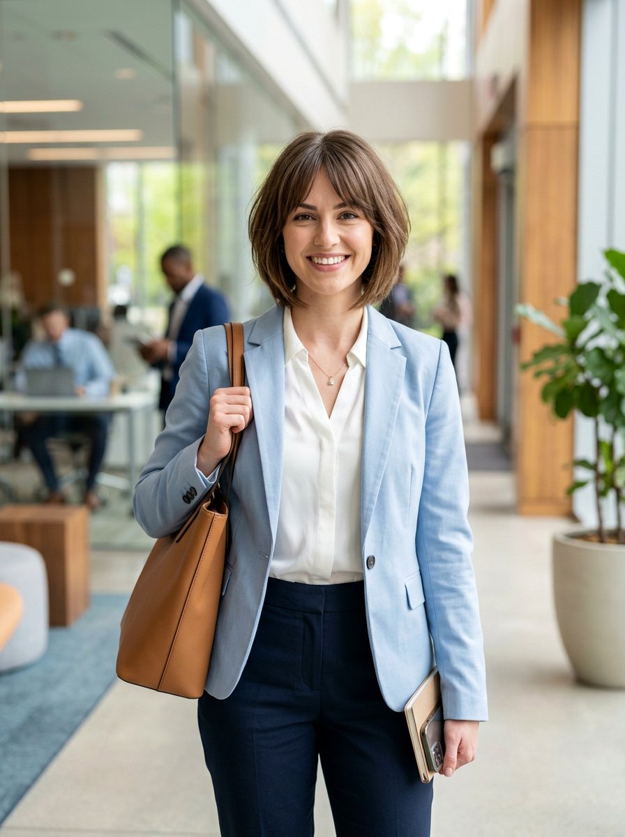 A Line Bob With Curtain Bangs - 20 spring curtain bangs ideas - 20 spring curtain bangs ideas