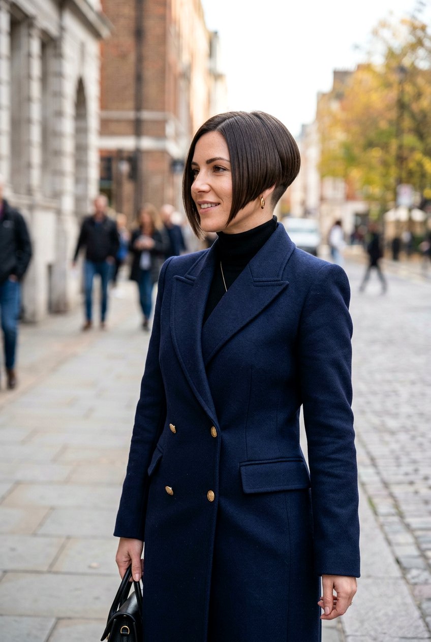 A Line Bob With Undercut - 20 modern bob haircut with movement - 20 modern bob haircut with movement