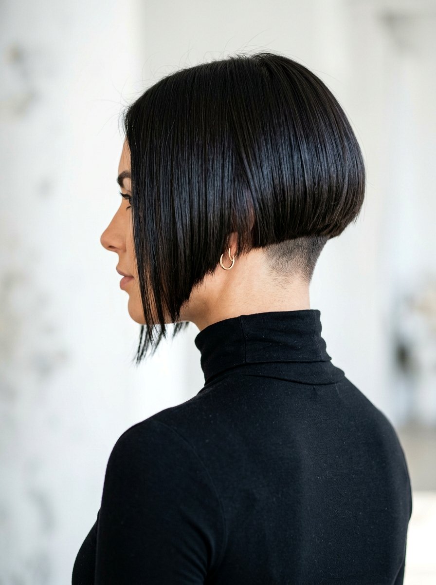 A Line Bob With Undercut - 20 haircut to fix bulky triangle bob - 20 haircut to fix bulky triangle bob