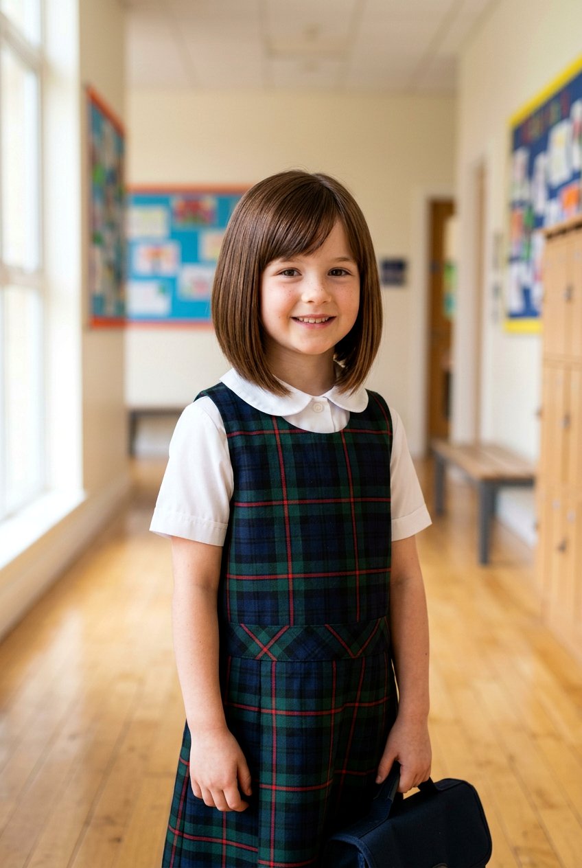 A Line Bob - 20 school bob for little girls - 20 school bob for little girls