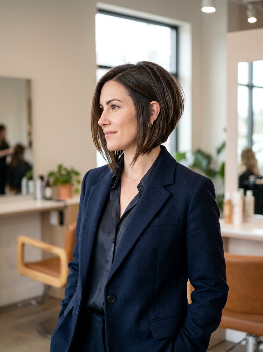 A Line Chin Length Bob - 20 straight chin length bob for fine hair - 20 straight chin length bob for fine hair