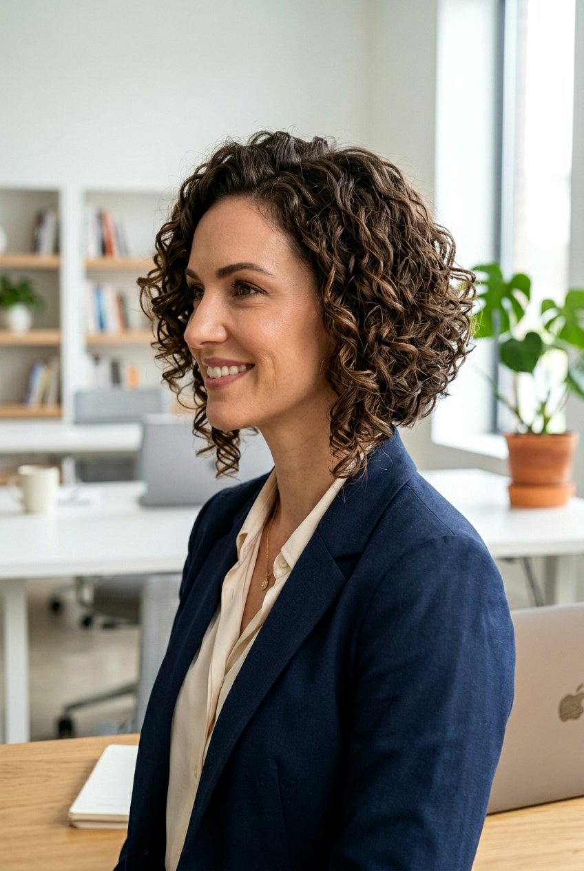 A Line Curly Perm Bob Haircut - 20 curly perm for bob haircut - 20 curly perm for bob haircut
