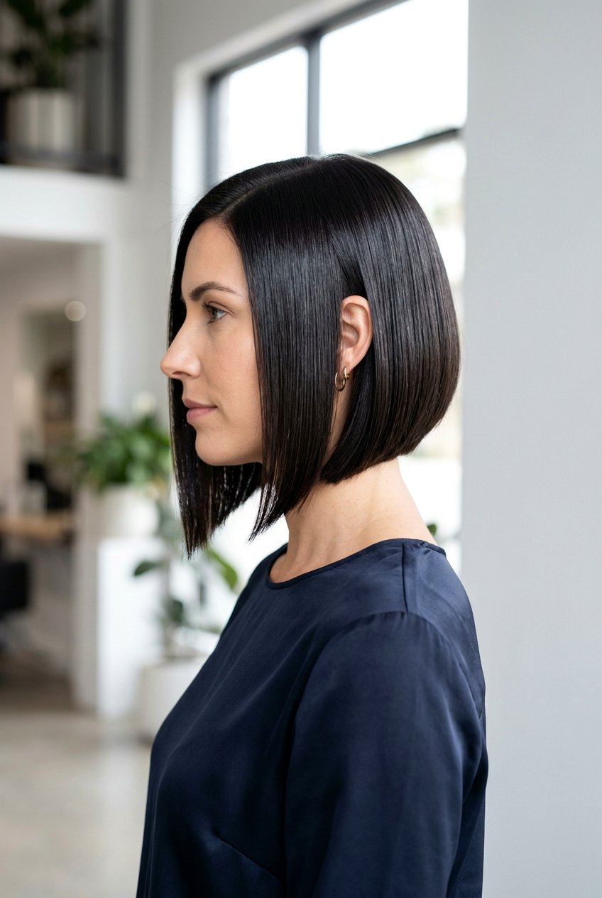 A Line Glass Hair Cut - 20 glass hair haircut - 20 glass hair haircut