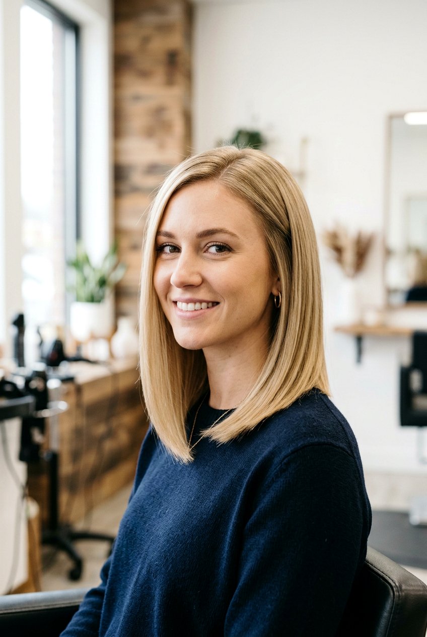 A Line Lob - 20 lob haircut for women - 20 lob haircut for women