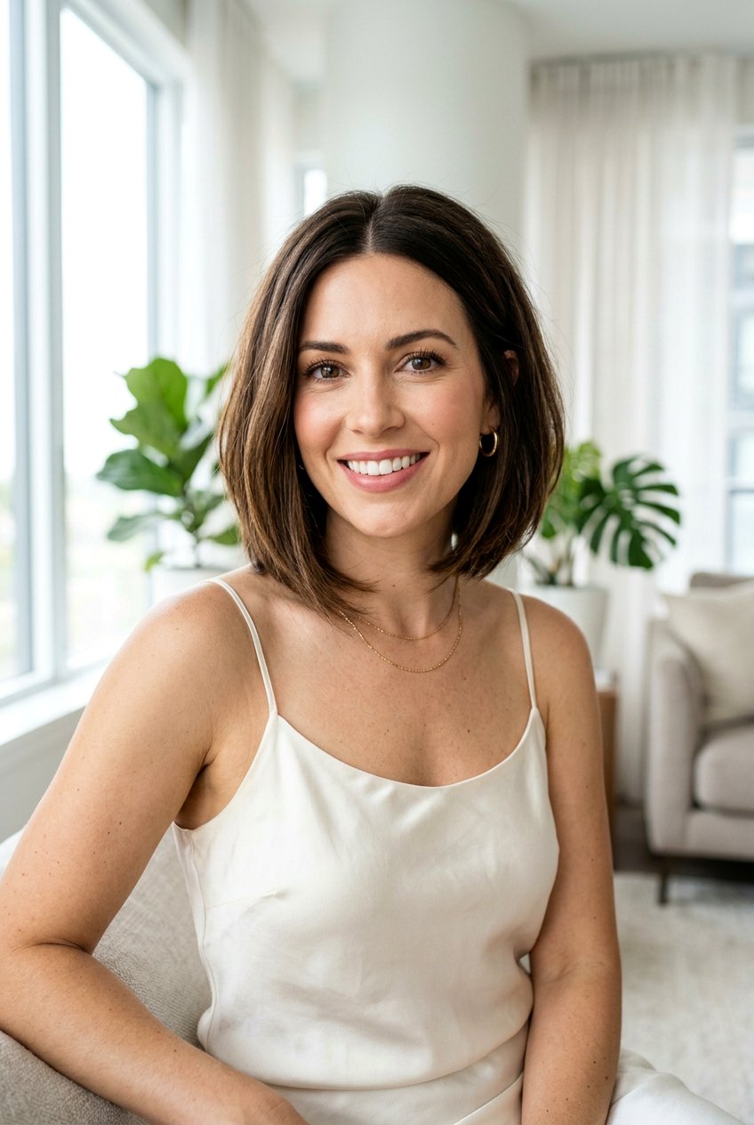 20 Stunning Mom Bob Haircut With Middle Part Inspirations