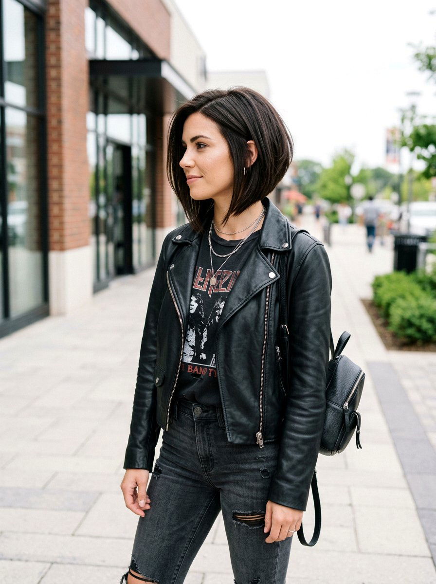 A Line Rounded Bob - 20 rounded bob for thin hair women - 20 rounded bob for thin hair women