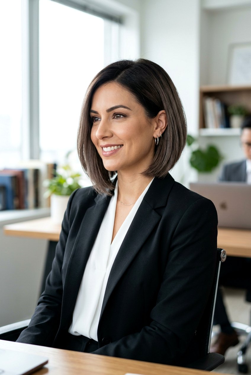 A Line Shadow Bob - 20 soft goth bob for women - 20 soft goth bob for women