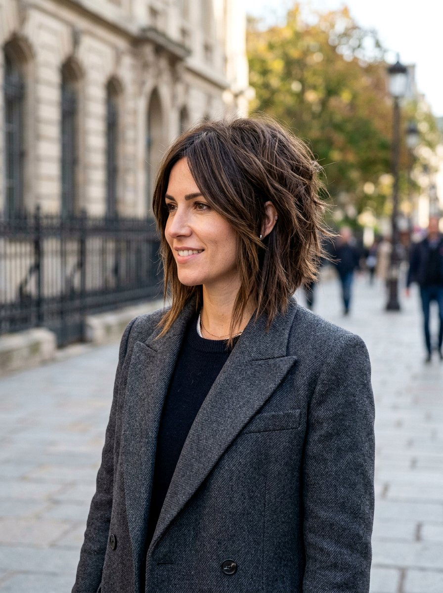 A Line Shag Haircut - 20 haircut to fix grown out shag - 20 haircut to fix grown out shag