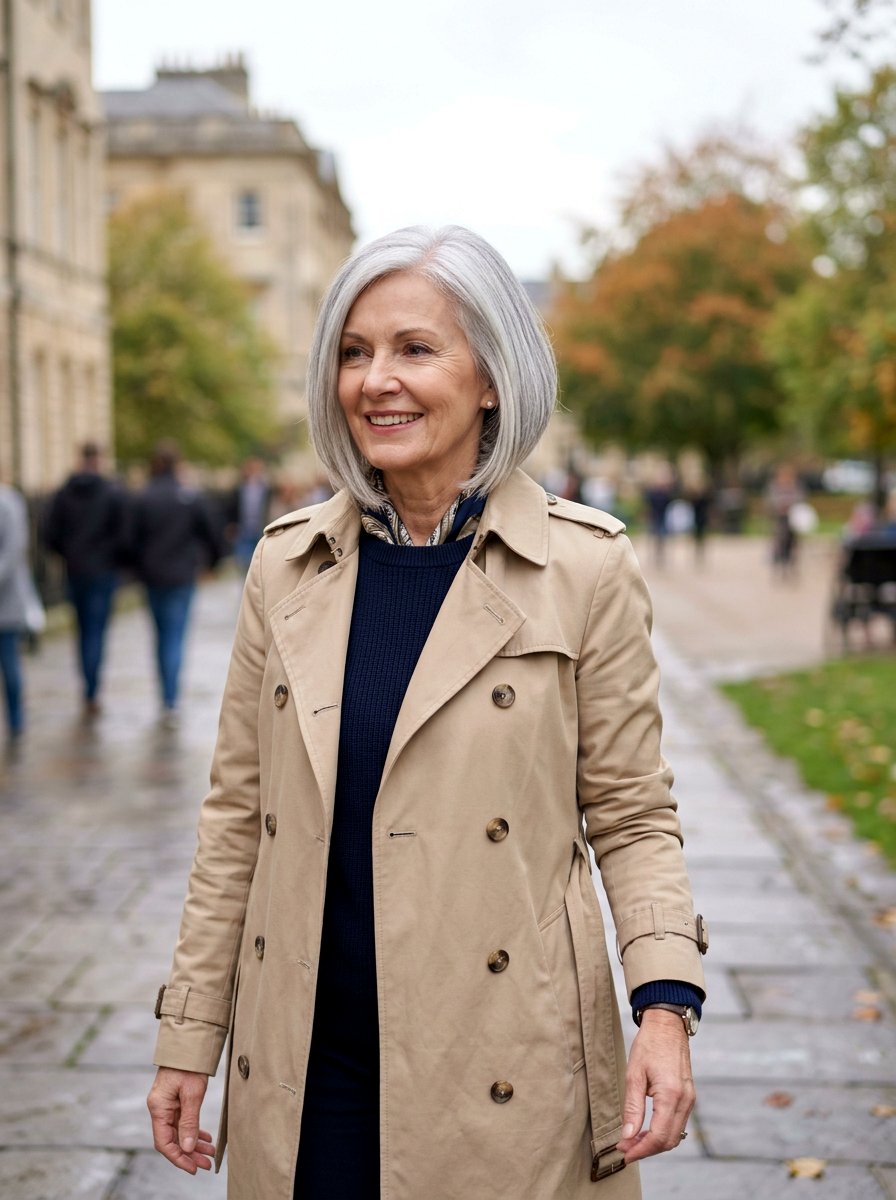 A Line Silver Bob Haircut - 20 older women silver bob ideas - 20 older women silver bob ideas