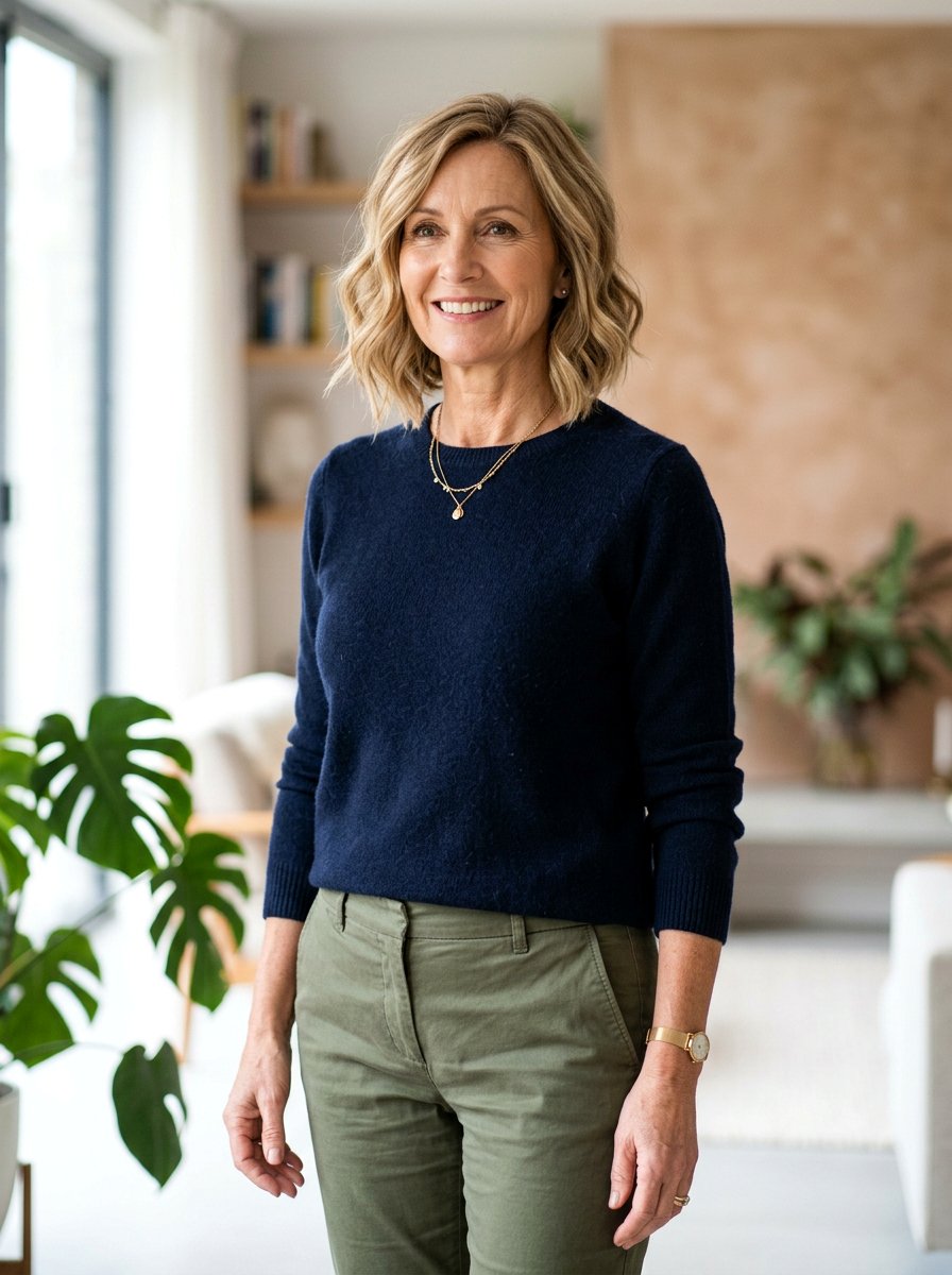 A Line Wavy Bob - 20 soft wavy bob for women over 50 - 20 soft wavy bob for women over 50