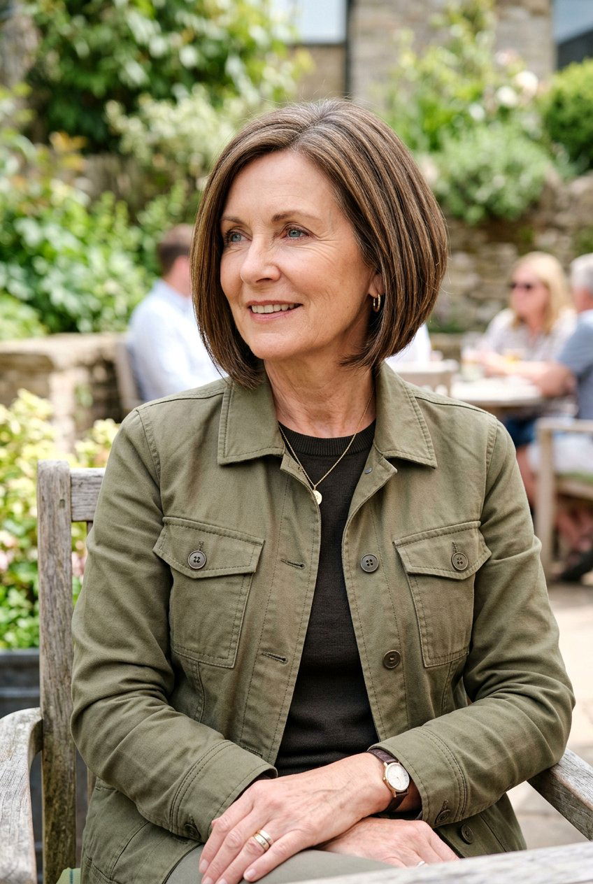 A line chin length bob - 20 elegant chin length bob for older women - 20 elegant chin length bob for older women