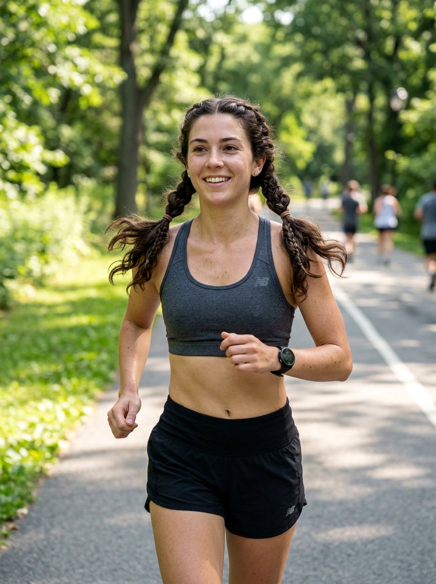 Accent Braid Pigtails for Running - 20 running hairstyle with braided pigtails - 20 running hairstyle with braided pigtails