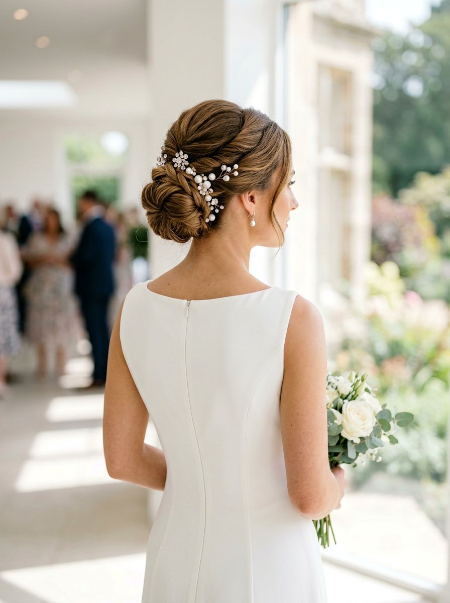 Accessorized Twisted Updo - 20 glamorous prom hairstyle ideas - 20 glamorous prom hairstyle ideas