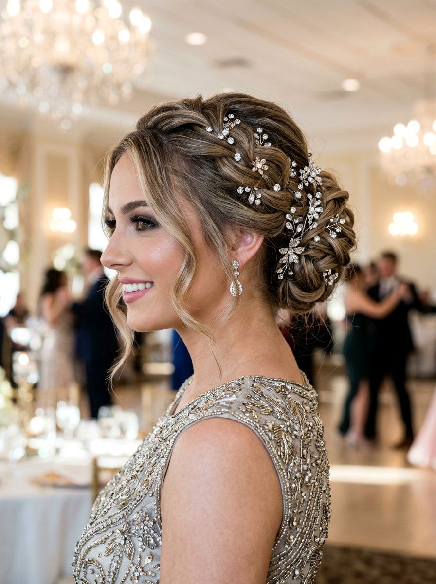 Accessorized Updo Prom Hair - 20 prom hair ideas for women - 20 prom hair ideas for women