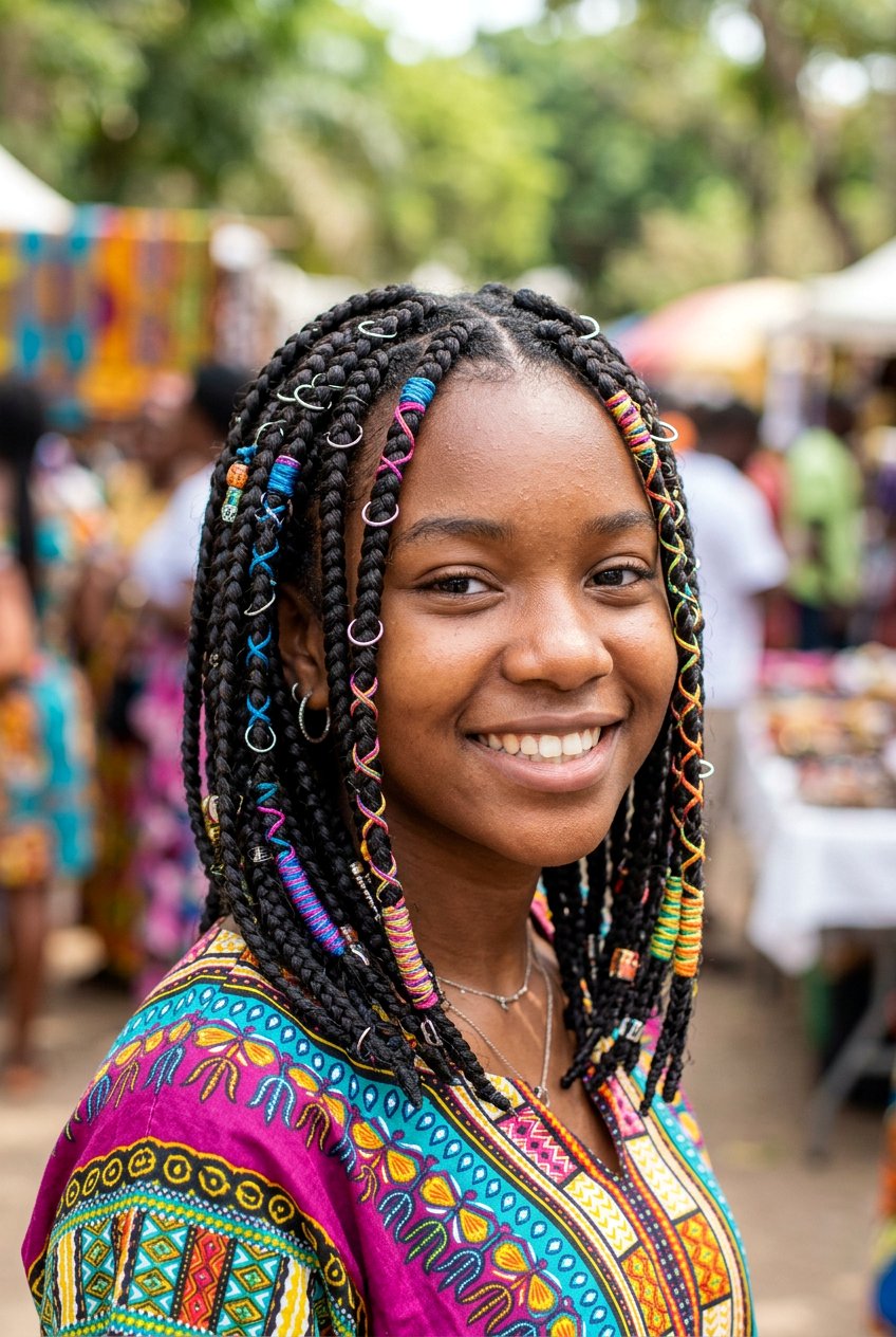 Adorned Braids - 20 first day of school hairstyle for teens - 20 first day of school hairstyle for teens