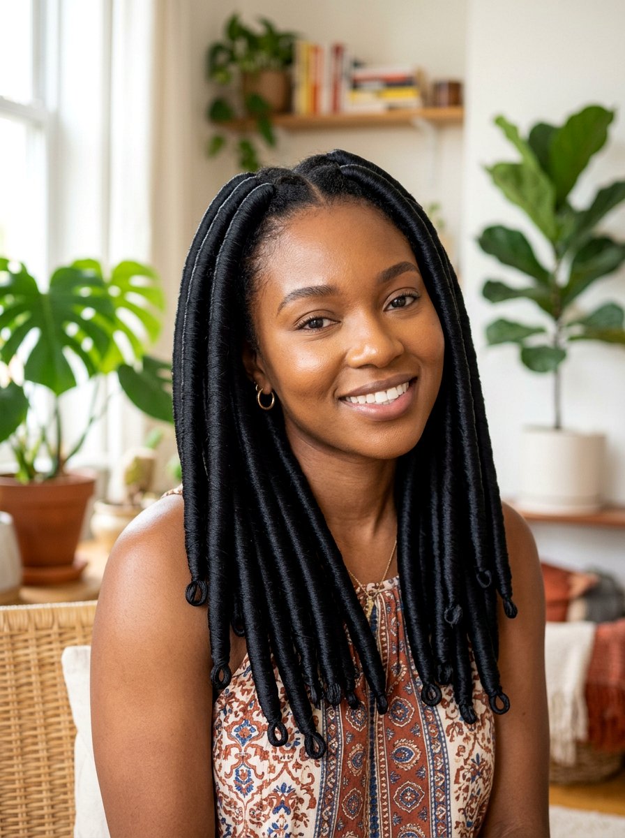 African Threading - 20 overnight styles for natural hair stretch - 20 overnight styles for natural hair stretch