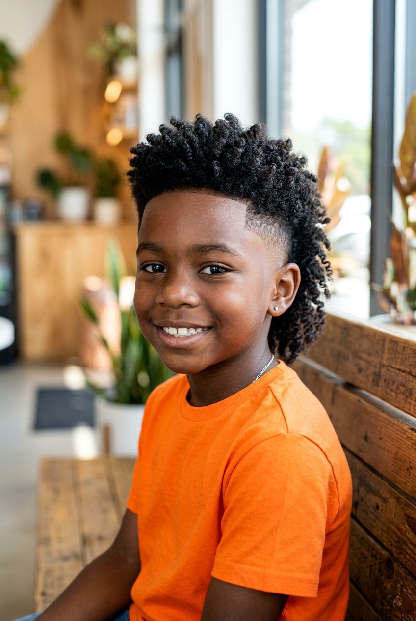 Afro Burst Fade Mullet - 20 burst fade mullet for boys - 20 burst fade mullet for boys