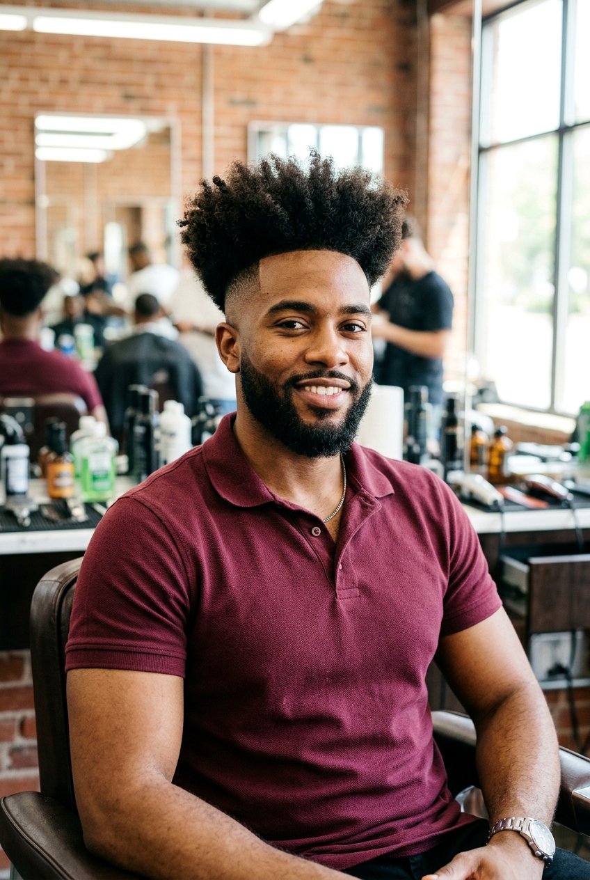 Afro Fade With Long Top - 20 long top short sides haircut men - 20 long top short sides haircut men