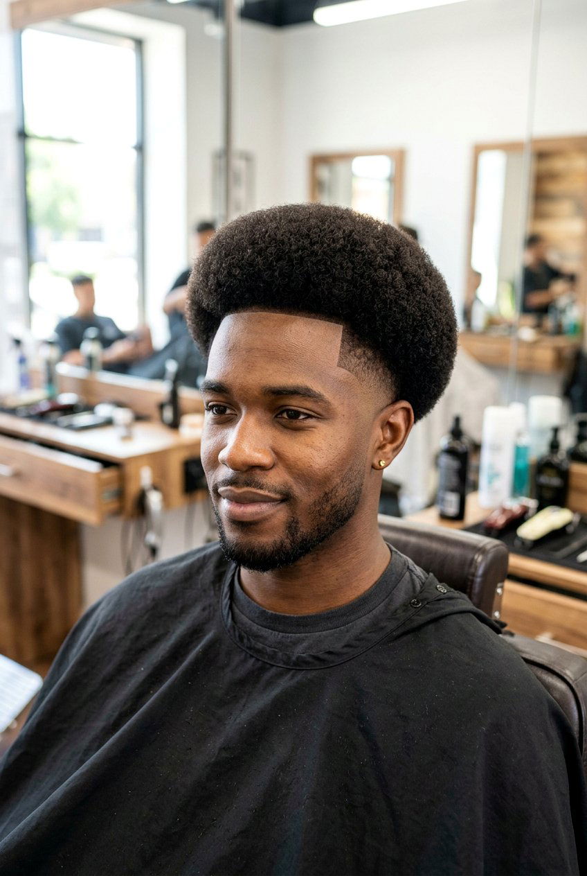 Afro Fade - 20 mens fade haircut - 20 men’s fade haircut