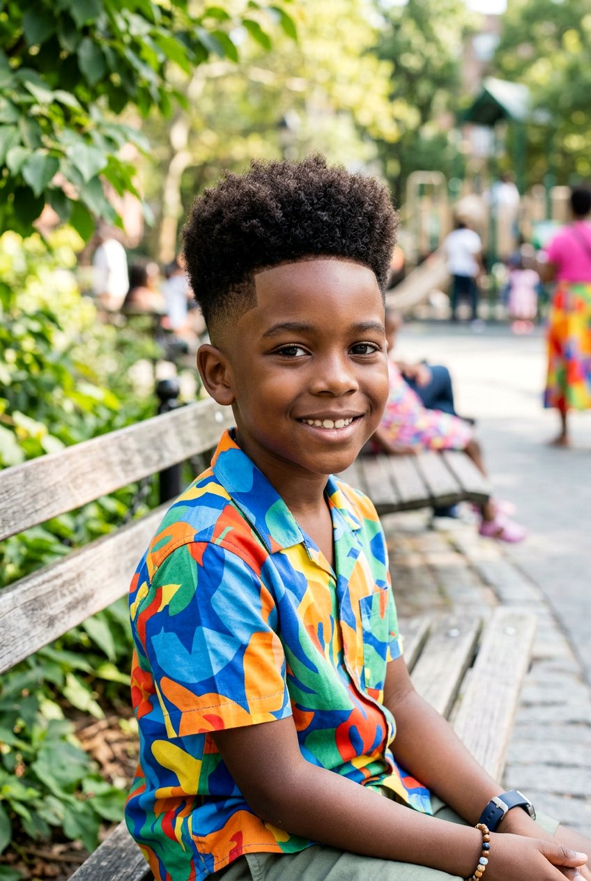 Afro Long Top Fade - 20 boys haircut with long top fade - 20 boys haircut with long top fade