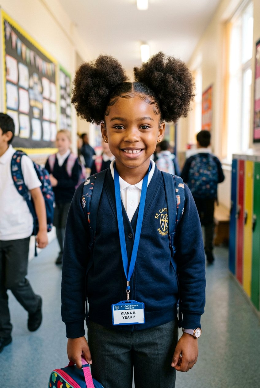 Afro Puffs Protective School Look - 20 school protective styles for black girls - 20 school protective styles for black girls