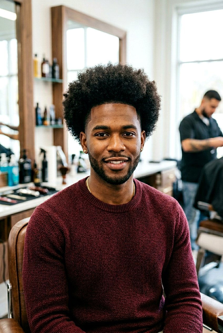 Afro Taper With Front Taper And Line Up - 20 afro taper with line up - 20 afro taper with line up