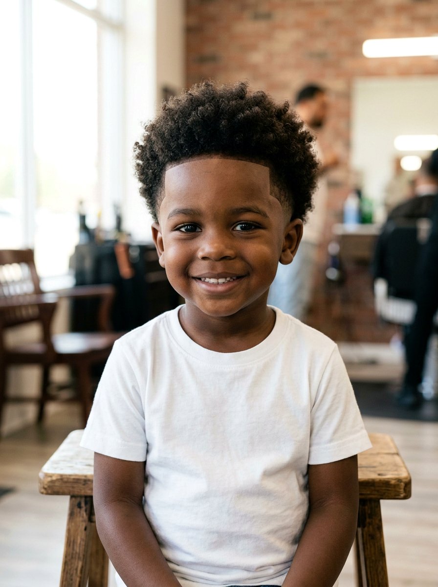 Afro Temp Fade - 20 toddler afro haircut ideas - 20 toddler afro haircut ideas