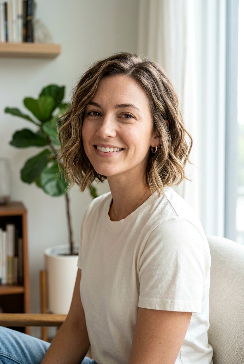 Air Dry Wavy Bob Haircut For Women - 20 air dry wavy haircut for women - 20 air dry wavy haircut for women