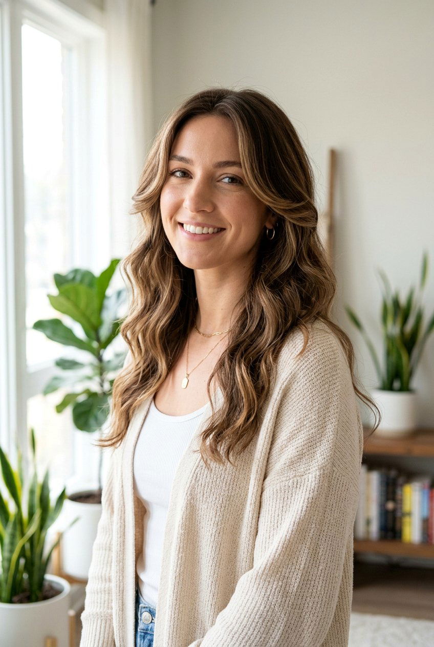 Air Dry Wavy Haircut With Long Face Framing Pieces - 20 air dry wavy haircut for women - 20 air dry wavy haircut for women