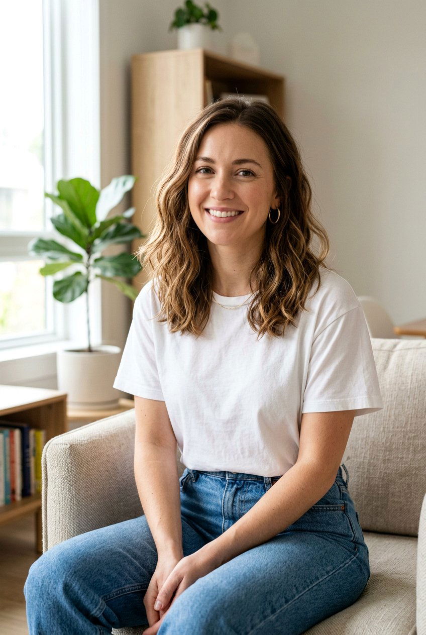 Air Dry Wavy Haircut With Minimal Layers - 20 air dry wavy haircut for women - 20 air dry wavy haircut for women