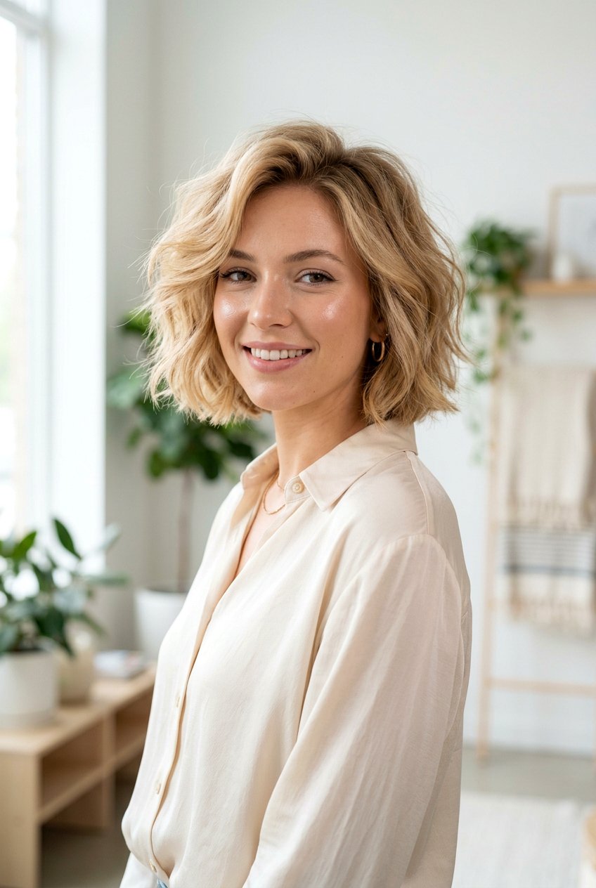 Airy Cloud Bob - 20 low maintenance bob for moms - 20 low maintenance bob for moms