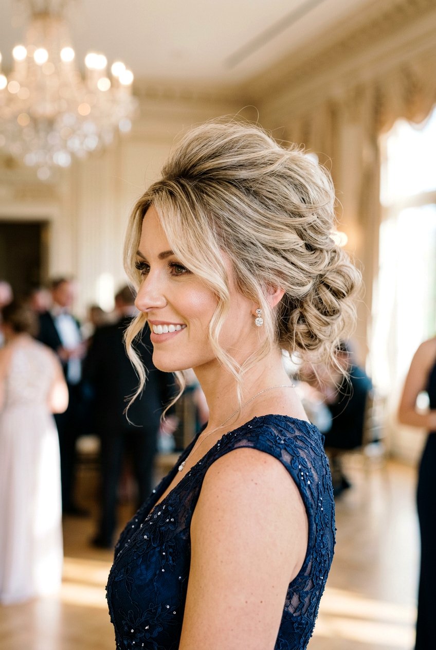 Airy Volume Updo for Fine Hair Mother of the Bride - 20 mother of the bride hairstyles - 20 mother of the bride hairstyles