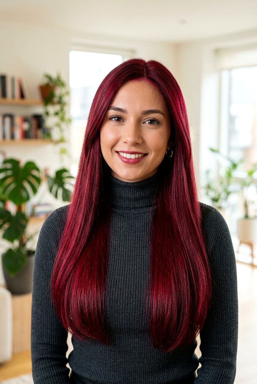 All Over Cranberry Red Hair Dye - 20 cranberry red hair color - 20 cranberry red hair color