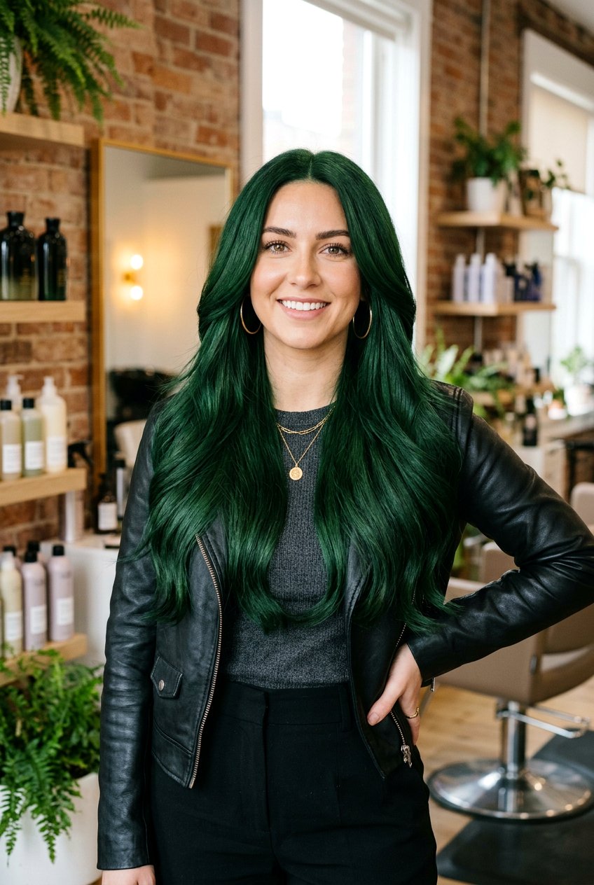 All Over Forest Green Hair Color - 20 forest green hair color - 20 forest green hair color